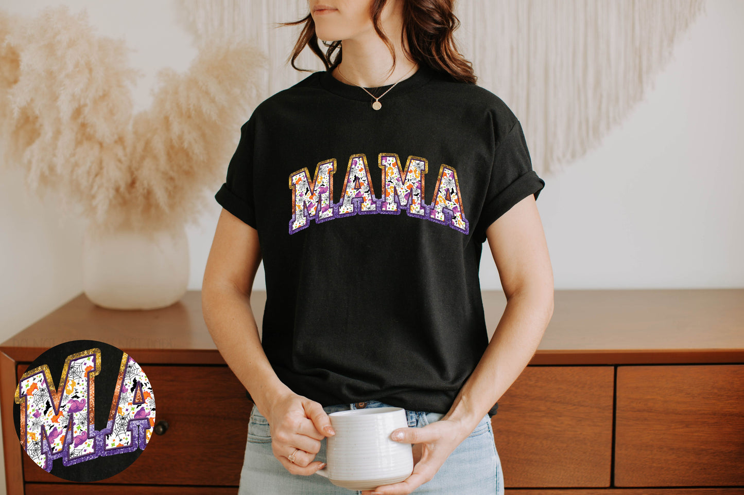 Mama - Spooky Faux Embroidery