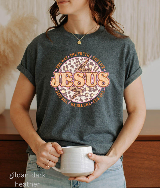 S - Jesus Leopard / Lightening Bolt