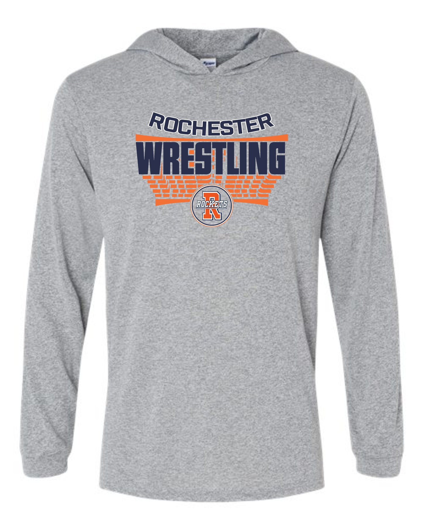 Design B - Longsleeve Hooded Sweatshirt