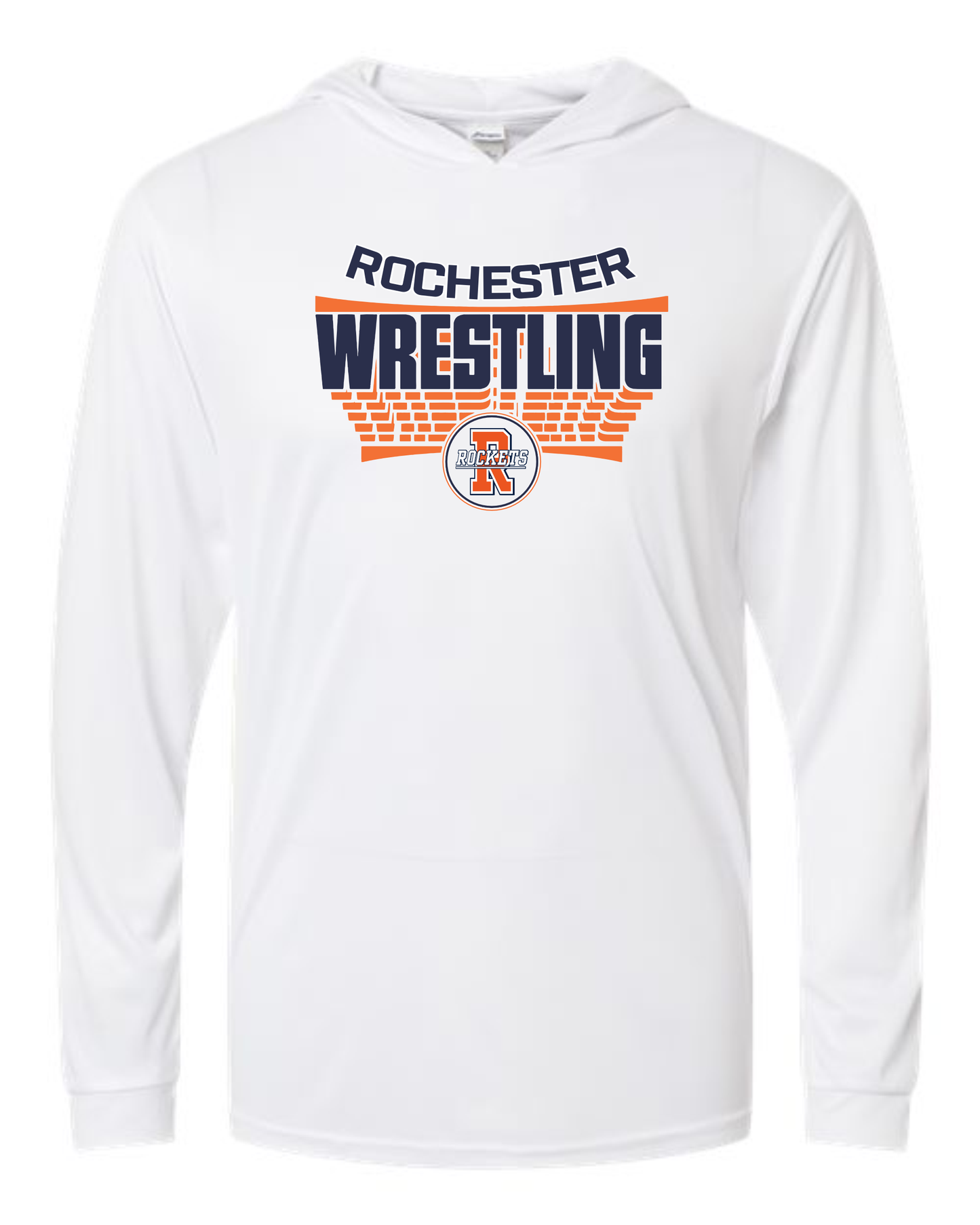 Design B - Longsleeve Hooded Sweatshirt