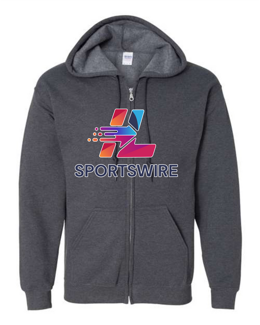 Hooded Zip-Up Sweatshirt