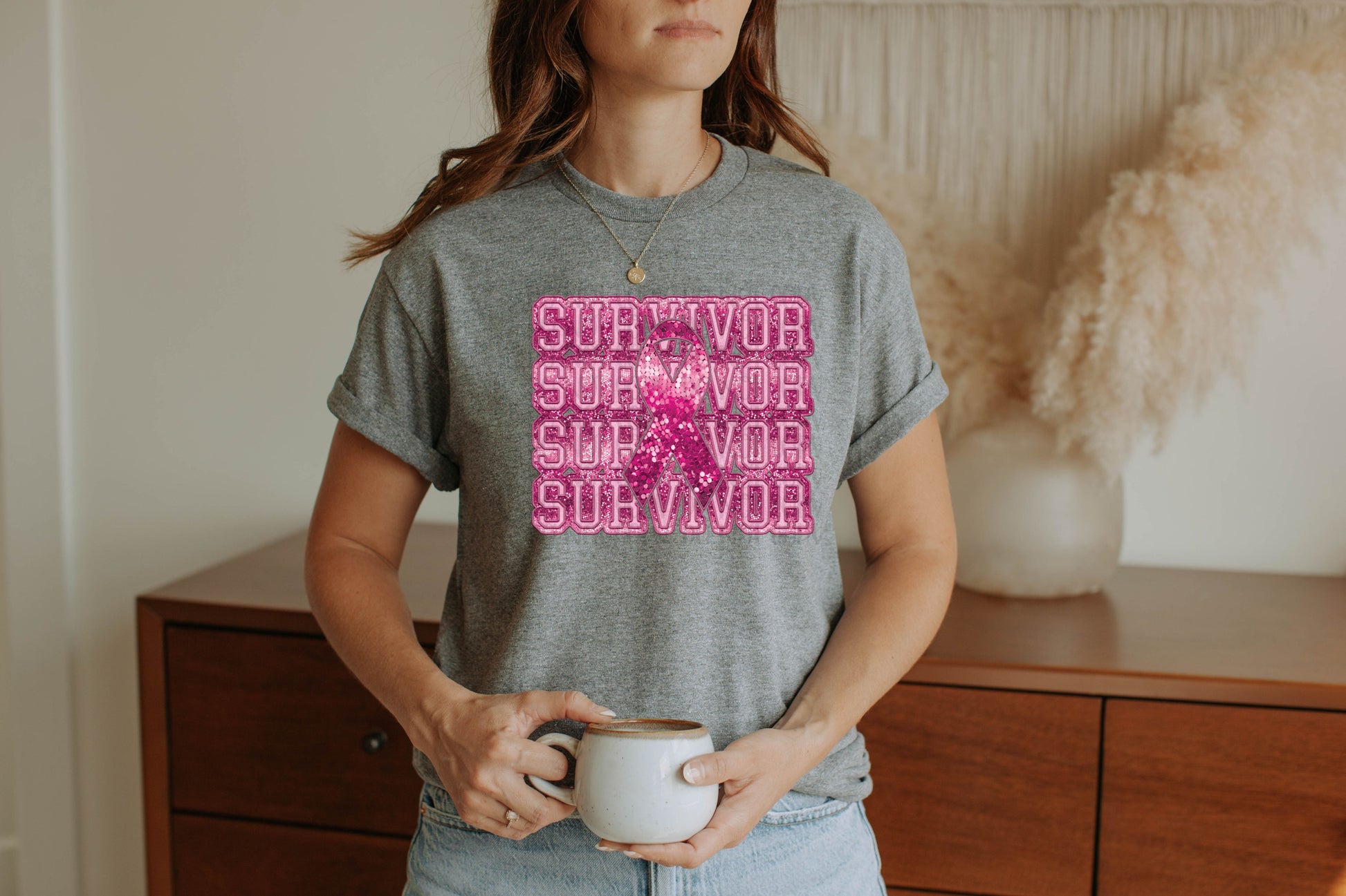 Survivor - Faux Embroidery