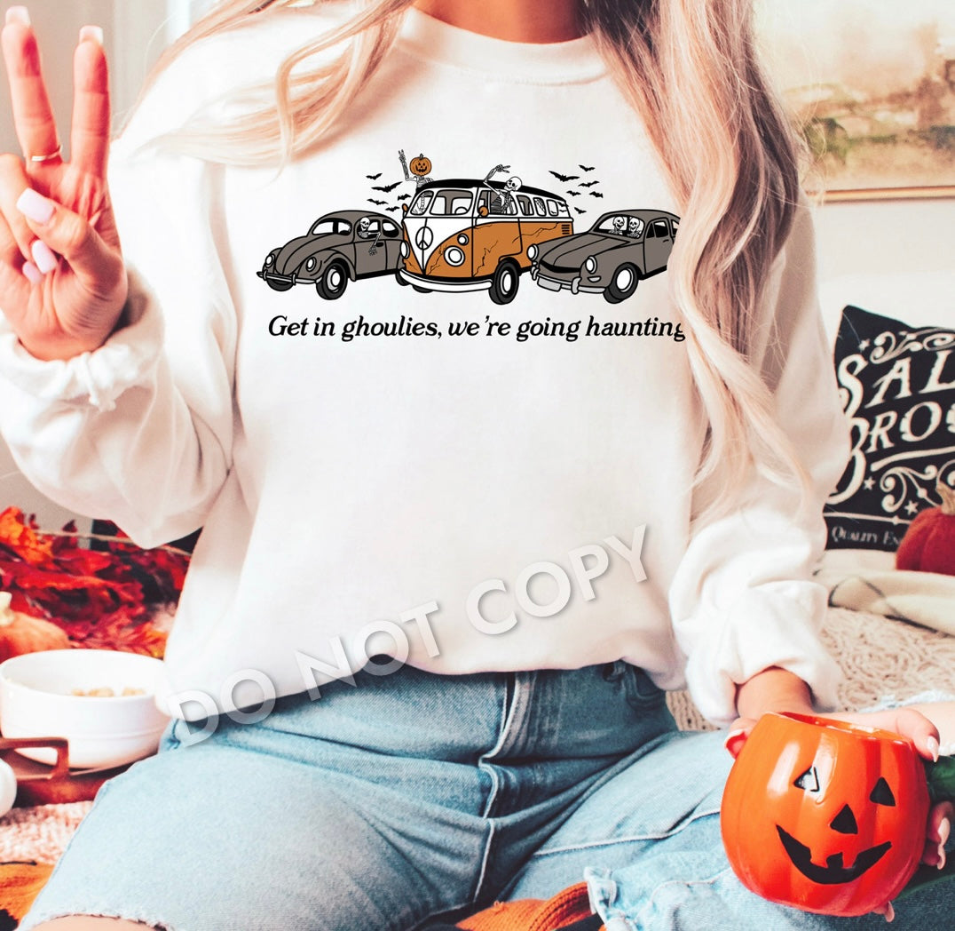 Get In Ghoulies We're Going Haunting Sweatshirt